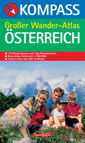 Kompass Gro�er Wander-Atlas �sterreich