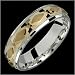 Isla - Elegant Two Tone Comfort Fit Wedding Band for Him & Her! Custom Made! Choose your Size.