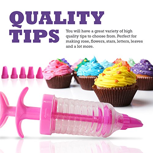 Cake Decorating Kit Set Of 9 Icing Tips For Baking