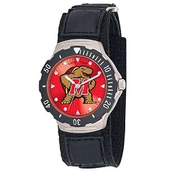 Game Time Unisex COL-AGV-MD Maryland University Agent Velcro Watch