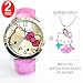 Hello Kitty Classic Ladies Quartz Wrist Watch Pink with Hello Kitty Mermaid Necklace -- COMBO PACK