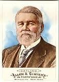 2009 Topps Allen & Ginter Baseball Card #340 Richard Gatling Invents Machine Gun (SHORT PRINT) - MINT Condition - Shipped In Protective ScrewDown Display Case!