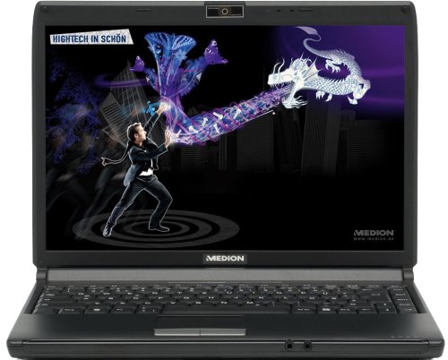 Medion Akoya MD 96619 13,3 Zoll Notebook (Intel Core 2 Duo T7250 2,0 GHz, 2GB RAM, 160GB HDD, DVD+-RW DL, Vista Premium)