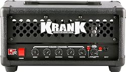 Krank Amps Black Rev Jr. 20-Watt Guitar Head with Black Grill