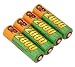 Hi-Capacity 4 AA NiMH batteries for Canon, Fuji, Sony Digital Cameras