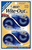 BIC Wite-Out Correction Tape (4 Tapes)