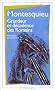 Consid�rations sur les causes de la grandeur des Romains et de leur d�cadence