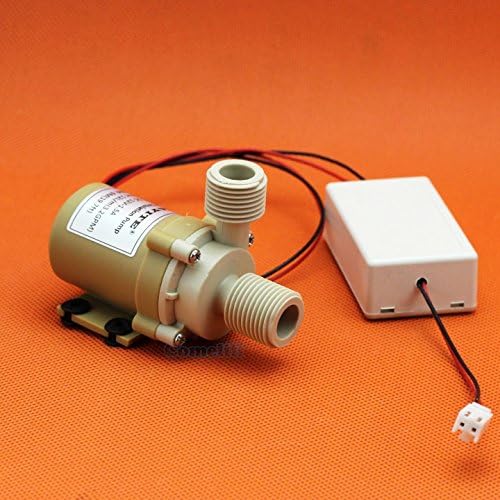 6M/19.6ft Head 12V 100°C Hot Water Solar Circulation Pump Food Grade Very Silent