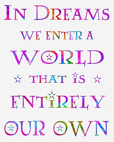 8.5x11 In Dreams Print. Great gift item for Harry Potter fans! Vibrant
