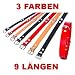 Karlie - KOLIBRI Halsband genietet - Rot 10mm 24cm