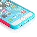 iPhone 6 Case, oneCase™ Hybrid High Impact Shockproof Protective Case Hard Plastic+Soft Silicon Rubber Armor Defender Case Cover for Apple iPhone 6 4.7 inch Screen with Stylus & Screen Protector (2 piece-Rose Red/Blue)