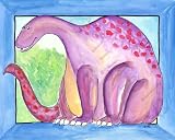 Dinosaur Big Guy - Jurassic Series- By Serena Bowman 8 X10 Wall ART Print