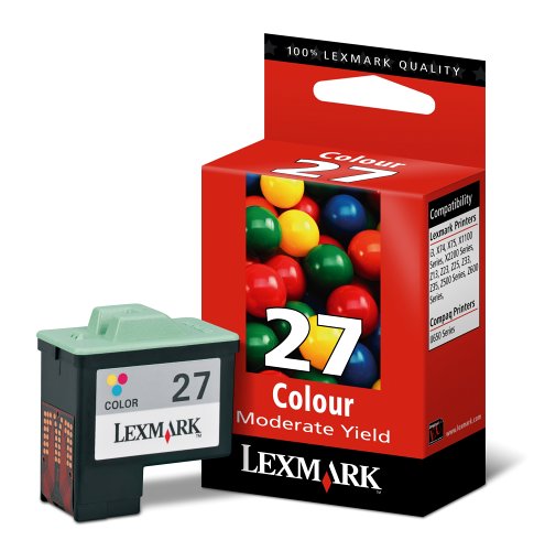 Lexmark 10N0227 colour ink cartridge 27