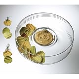 Swirl Design Glass Chip & Dip