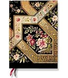 Paperblanks  Midi  Filigree Floral Ebony Wrap