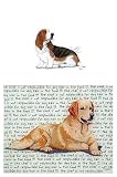 Basset Hound Glass Cutting Board