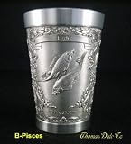 Eagle Pewter Zodiac Cup 'Pisces' - Fisch