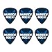 Nurses Rock RN Caduceus Staff of Hermes Novelty Guitar Picks Medium Gauge - Set of 6