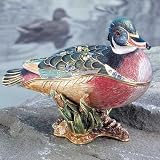 DUCK PILL BOX - EPOXY DUCK PILL BOX WITH SET IN STONES