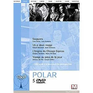 Collection RKO Polar 5 DVD : Soupçons / L'Enigme du Chicago express / Un si doux visage / Voyage au