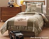 Alpha Bravo Charlie Full / Queen Quilt with 2 Shams