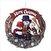 SNOWMAN HOLIDAY FAMILY WREATH CHRISTMAS DECORATION XMAS