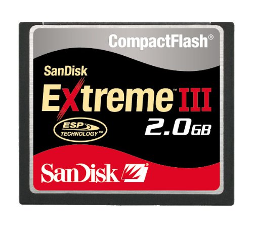 SANDISK EXTREME III CF 2GB CARD