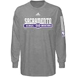 adidas Sacramento Kings Dark Ash Ball Horizon Long Sleeve T-shirt