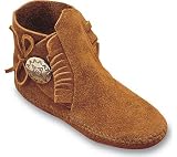 Childrens Side Tie Button Boot