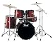 Pearl Forum FZH725/B91 Drum Kit, Red Wine