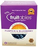 Fruitables All-Natural Pumpkin & Blueberry Dog Treat, 1.41oz pouch (Pack of 6)