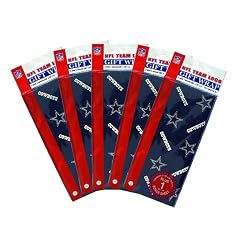 Dallas Cowboys NFL Flat Wrapping Paper Pack (5 Packs)