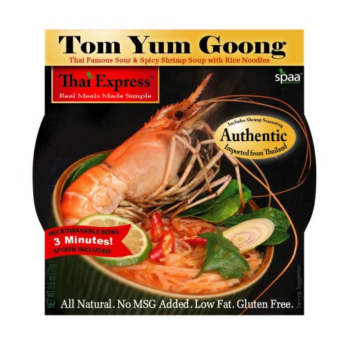 Spaa Natural Foods Tom Yum Goong Premium Noodle Soup Bowl, 2.5-Ounce (Pack of 36) by Spaa Natural Foods