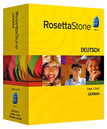 Rosetta Stone Version 3: German Level 1, 2 & 3 Set with Audio Companion