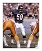 Mike Singletary Chicago Bears Autographed 16x20 Photograph with Hall of Fame 1998 Inscription