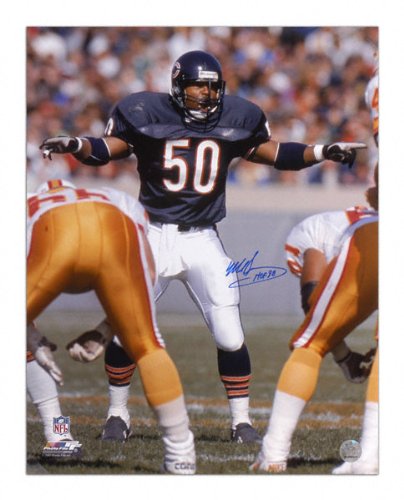 Mounted Memories Chicago Bears Mike Singletary Autographed 8X10 Photo