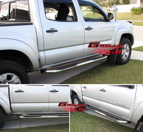 Fits 05-13 Toyota Tacoma Double Cab S/S Nerf Step Side Bars On Sale
