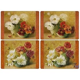 Pimpernel - Sets de Table - Floral Offering - Bo�te de 4