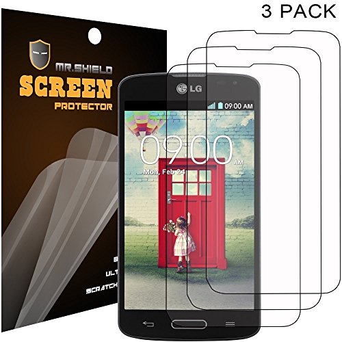 Mr Shield For LG F70 / LG Access LTE L31 Premium Clear Screen Protector [3-PACK] with Lifetime Replacement Warranty