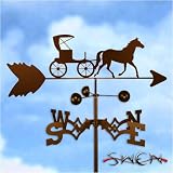 HORSE AND BUGGY CARRIAGE Weathervane