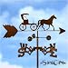 HORSE AND BUGGY CARRIAGE Weathervane