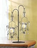 10 WEDDING HANGING MINI CHANDELIER CANDLE CENTERPIECES
