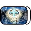 Embraced Wing Cross Belt Buckle