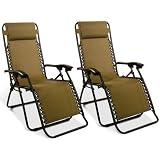 Zero Gravity Recliners, 2 pack - Beige