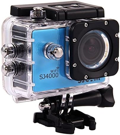 SJCAM SJ4000 WiFi Action Cam Sport Camera Underwater Video Camcorder Digital Camera Outdoor Waterproof 1080P Full HD 12MP 170 Degree Wide Angle Lens HDMI Output Helmetcam Diving Bicycle Sports DV Blue