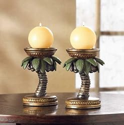Palm Tree Candleholders - Style 36006