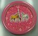 Kinder Wanduhr Traumpferdchen rosa