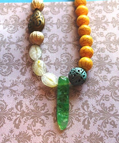 Spring Has Sprung chunky colorful boho statement necklace