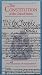 The Constitution of the United States of America with Index and the Amendments and the Bill of Rights and The Declaration of Independence. Special Edition from the HMS Rose - BILL of RIGHTS Tour. Portable and Compact.