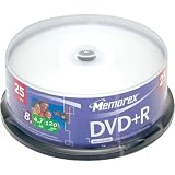 Memorex 8x DVD+R 25-Pack Spindle